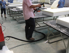 床墊熱熔膠噴涂應用